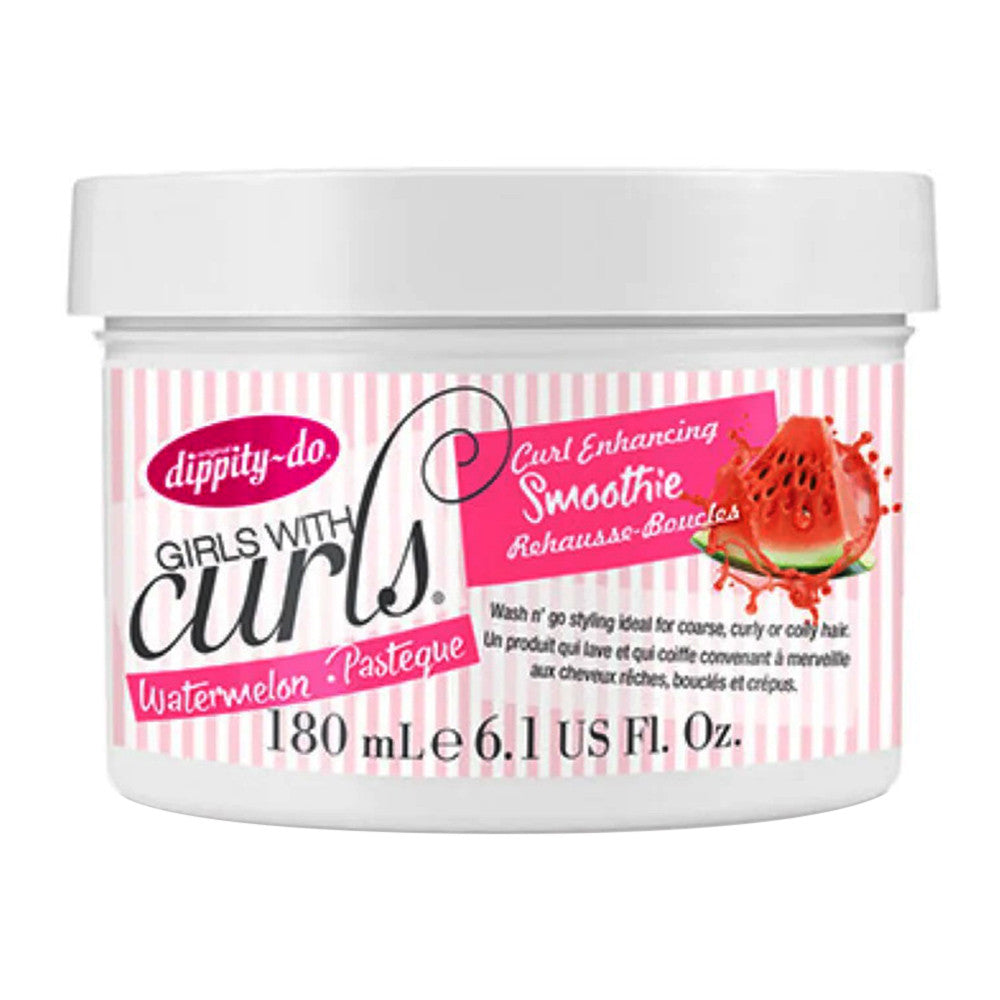 Dippity Do Girls With Curls Watermelon Curl Enhancing Smoothie, 6.1 Oz